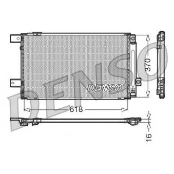 Condenseur, climatisation DENSO DCN50005