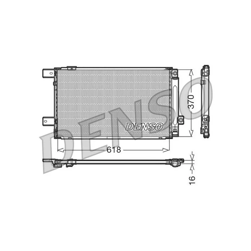 Condenseur, climatisation DENSO DCN50005