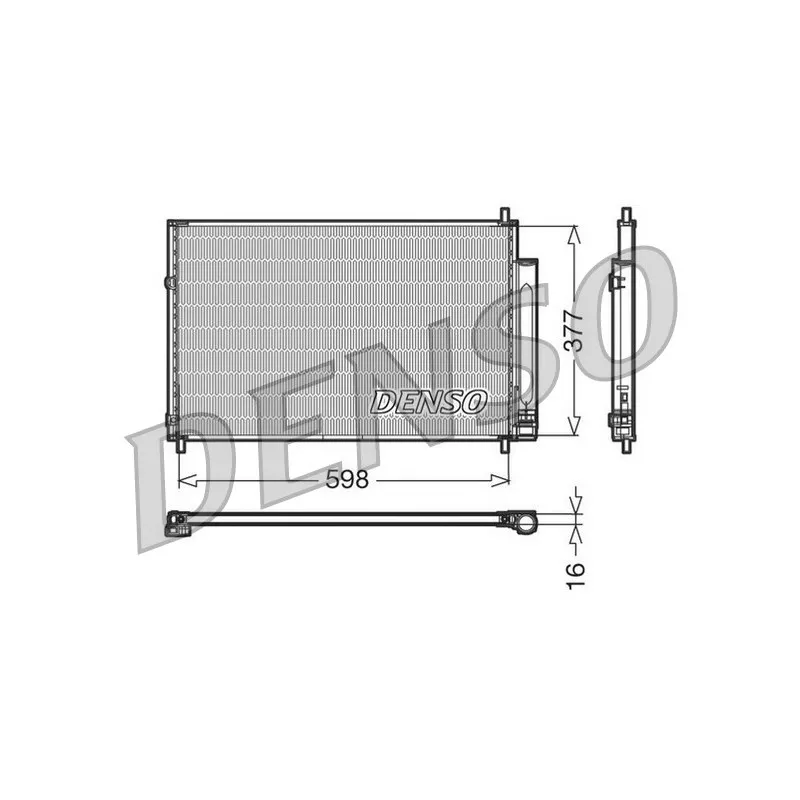 Condenseur, climatisation DENSO DCN50006