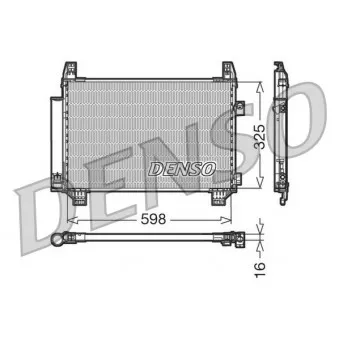 Condenseur, climatisation DENSO DCN50007