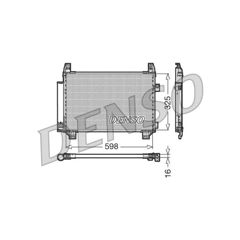 Condenseur, climatisation DENSO DCN50007