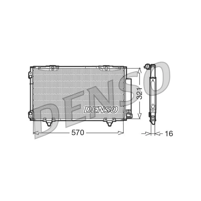 Condenseur, climatisation DENSO DCN50011