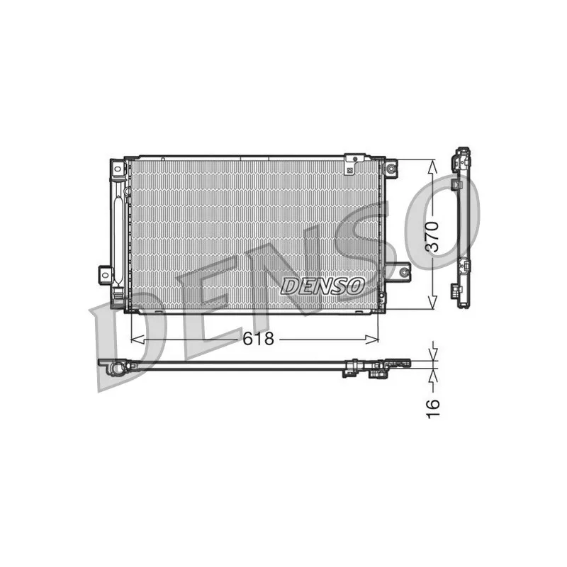 Condenseur, climatisation DENSO DCN50013