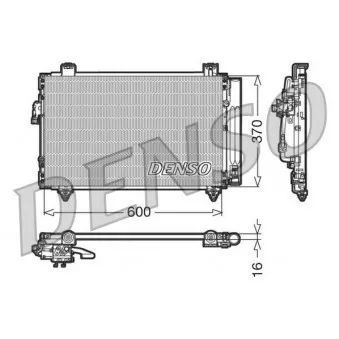 Condenseur, climatisation DENSO DCN50014