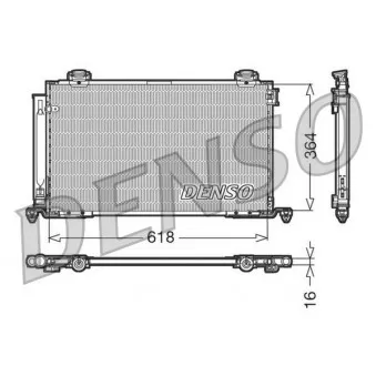Condenseur, climatisation DENSO