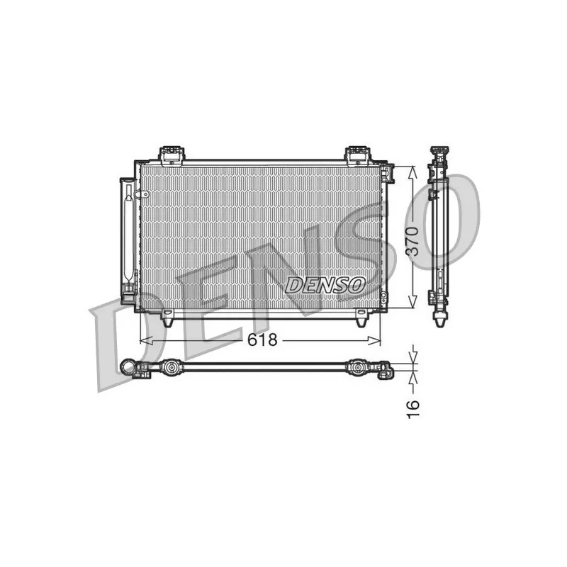 Condenseur, climatisation DENSO DCN50016