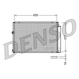 Condenseur, climatisation DENSO