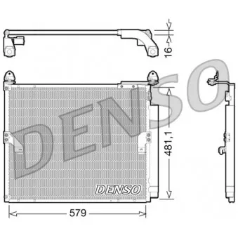 Condenseur, climatisation DENSO DCN50019