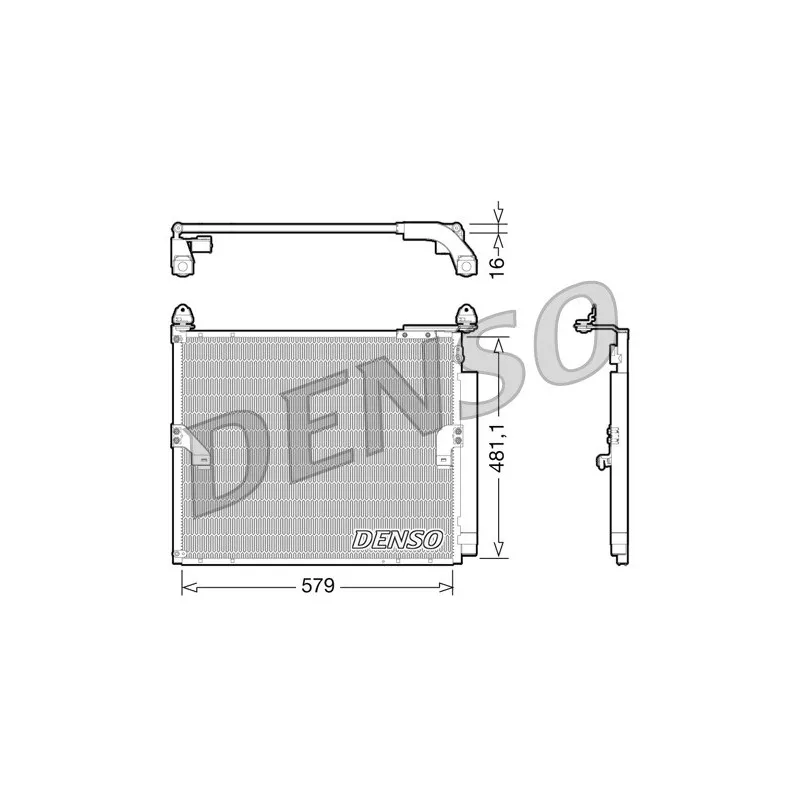 Condenseur, climatisation DENSO DCN50019