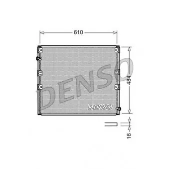 Condenseur, climatisation DENSO DCN50020