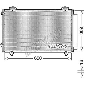 Condenseur, climatisation DENSO