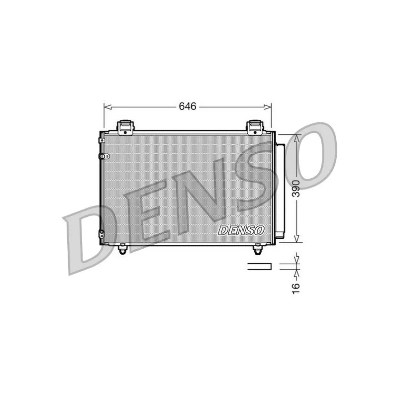 Condenseur, climatisation DENSO DCN50024