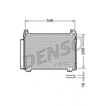 Condenseur, climatisation DENSO DCN50025
