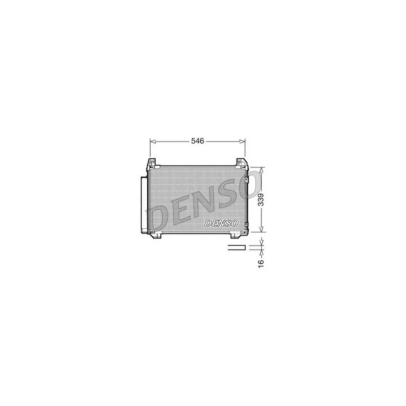 Condenseur, climatisation DENSO DCN50025