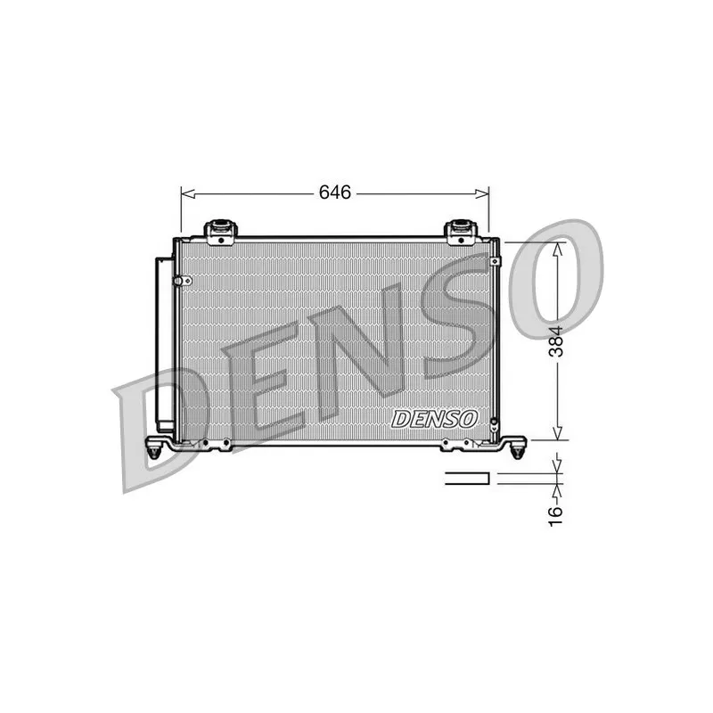Condenseur, climatisation DENSO DCN50027