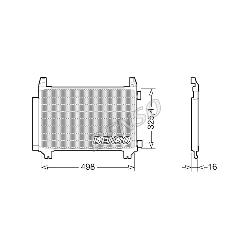 Condenseur, climatisation DENSO DCN50028