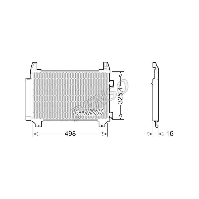 Condenseur, climatisation DENSO DCN50029
