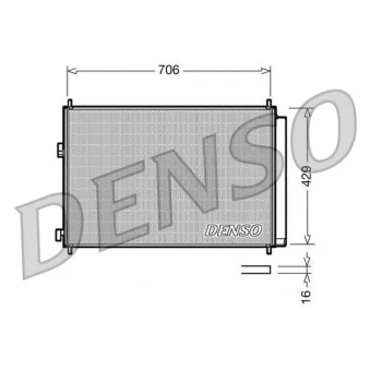Condenseur, climatisation DENSO