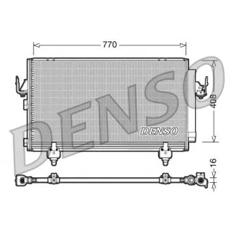 Condenseur, climatisation DENSO DCN50031