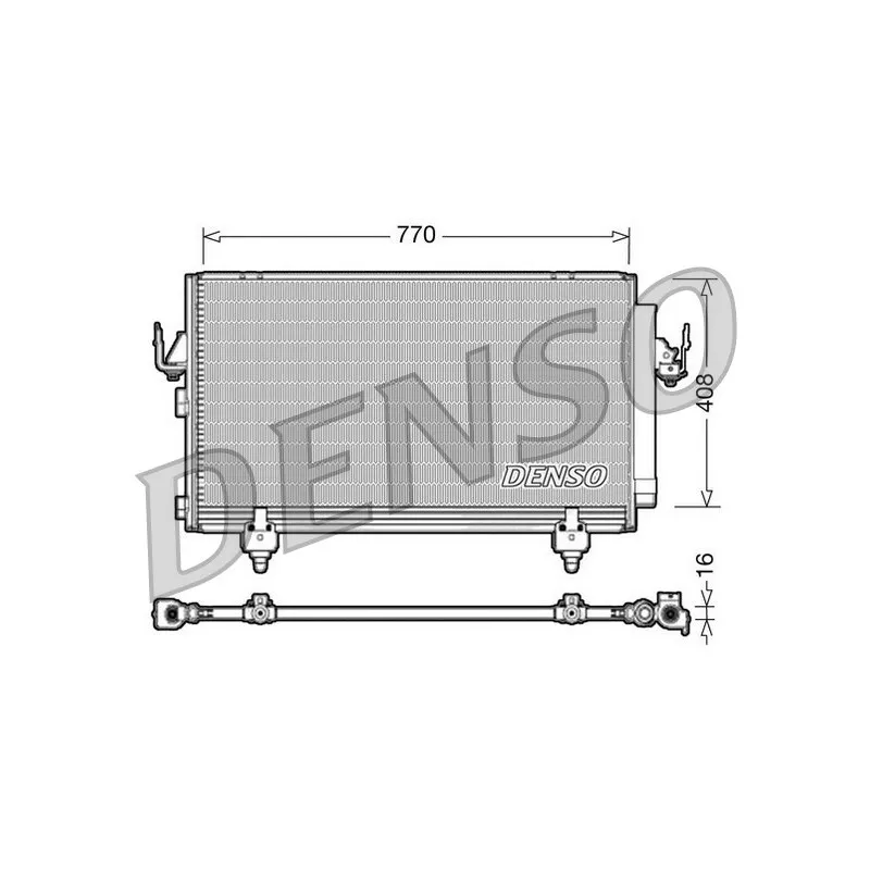 Condenseur, climatisation DENSO DCN50031