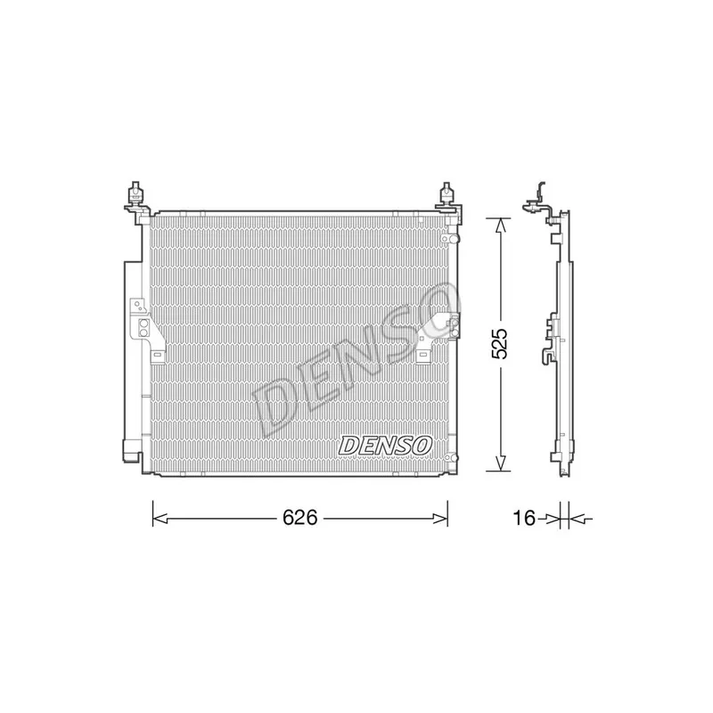 Condenseur, climatisation DENSO DCN50034