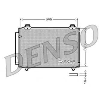 Condenseur, climatisation DENSO DCN50035