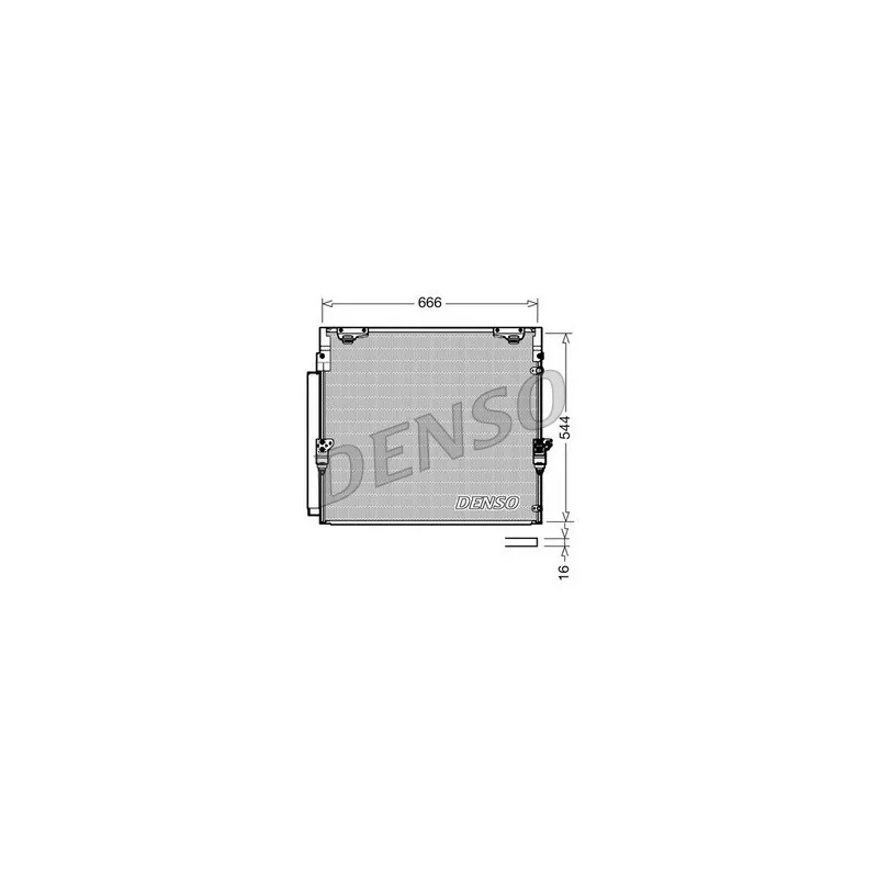 Condenseur, climatisation DENSO DCN50036