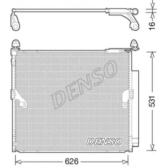 Condenseur, climatisation DENSO