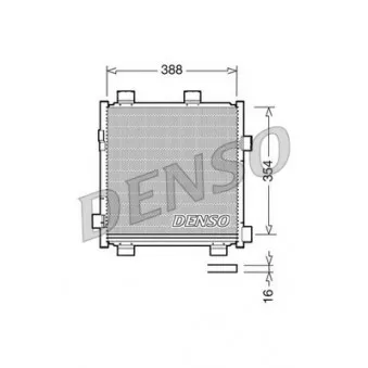 Condenseur, climatisation DENSO DCN50040
