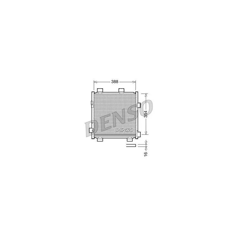 Condenseur, climatisation DENSO DCN50040