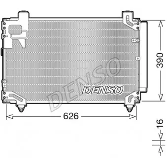Condenseur, climatisation DENSO DCN50044