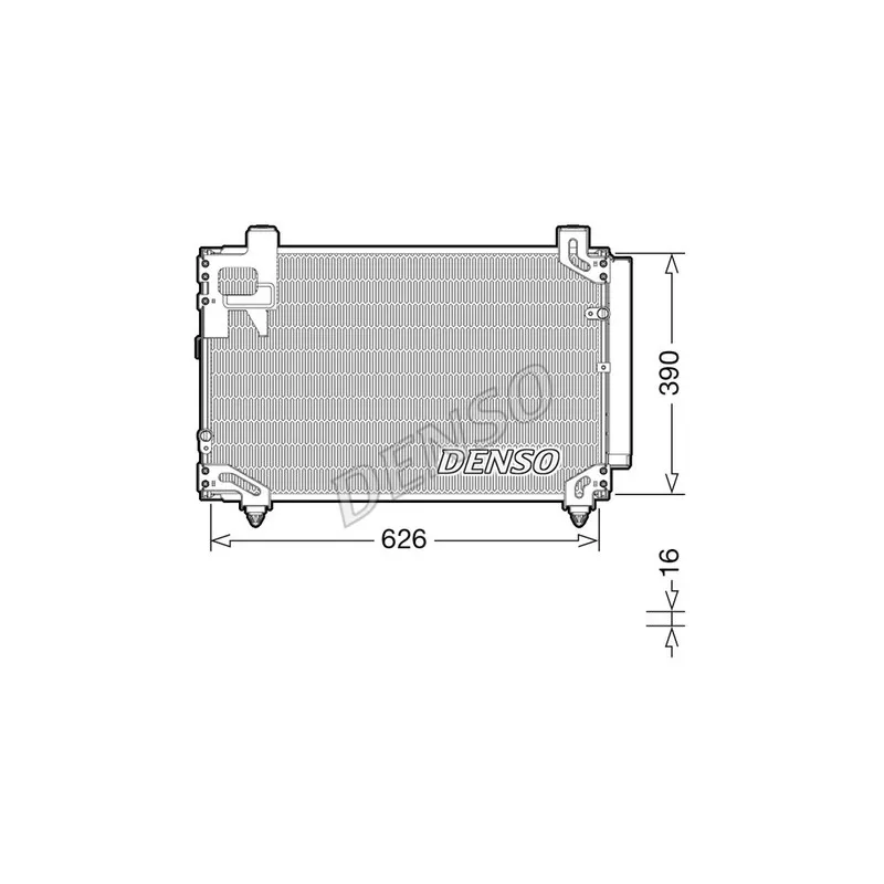 Condenseur, climatisation DENSO DCN50044