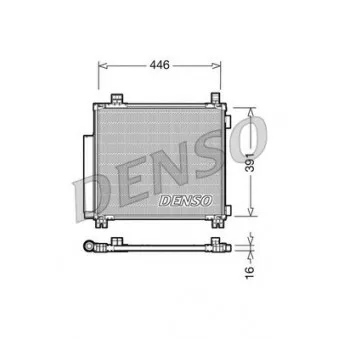 Condenseur, climatisation DENSO DCN50045