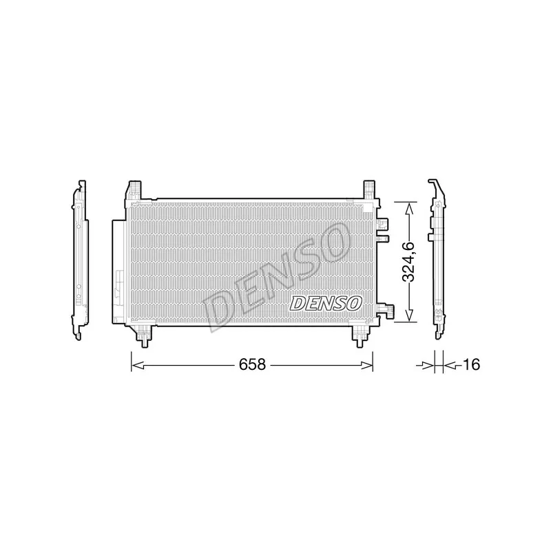 Condenseur, climatisation DENSO DCN50046