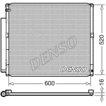 Condenseur, climatisation DENSO