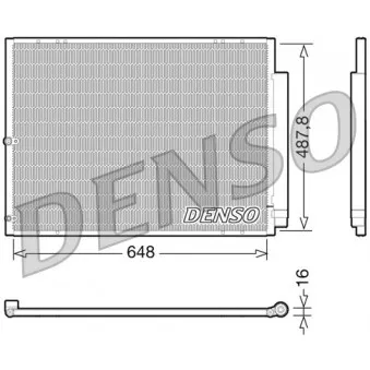 Condenseur, climatisation DENSO DCN51001