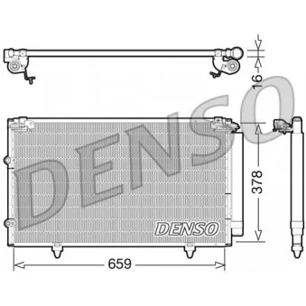 Condenseur, climatisation DENSO DCN51003