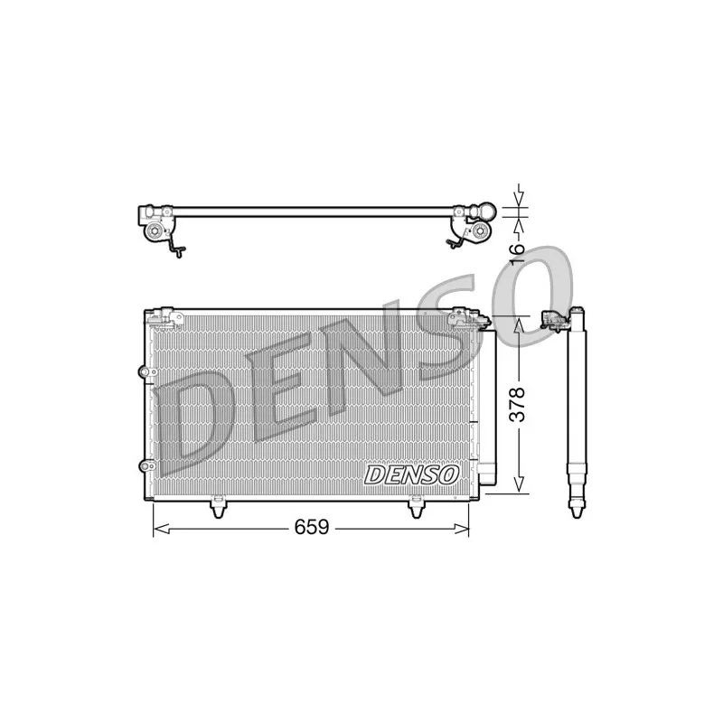 Condenseur, climatisation DENSO DCN51003