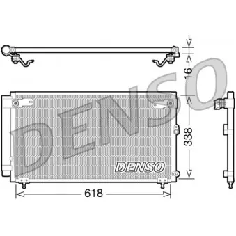 Condenseur, climatisation DENSO DCN51006