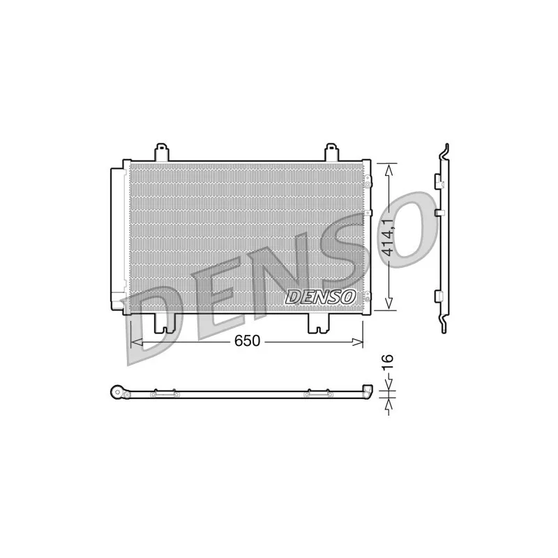 Condenseur, climatisation DENSO DCN51009