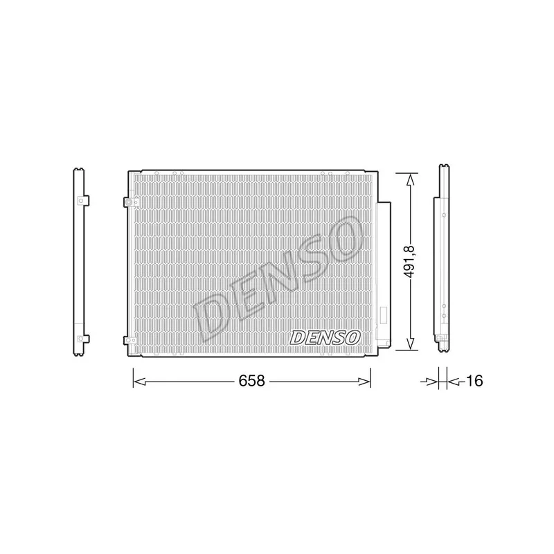 Condenseur, climatisation DENSO DCN51010