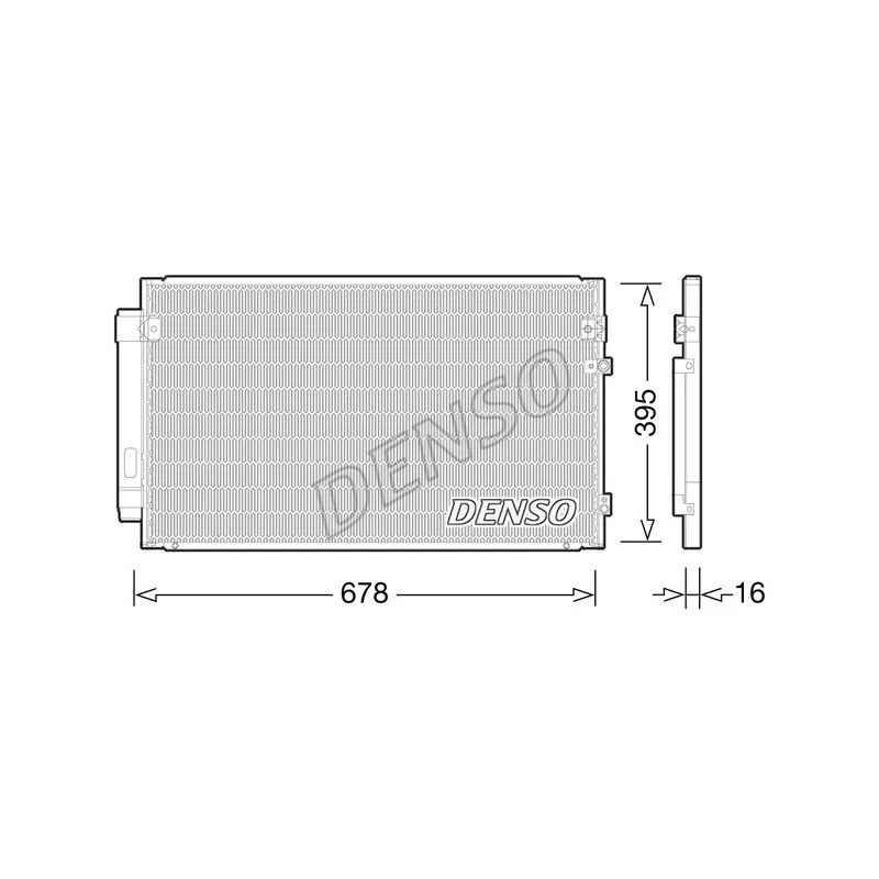 Condenseur, climatisation DENSO DCN51012