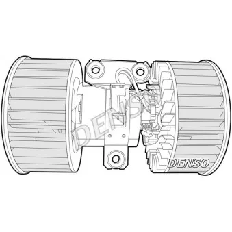 Pulseur d'air habitacle DENSO DEA05002