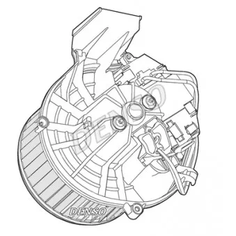 Pulseur d'air habitacle DENSO DEA07003