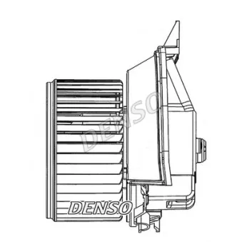 Pulseur d'air habitacle DENSO DEA09203