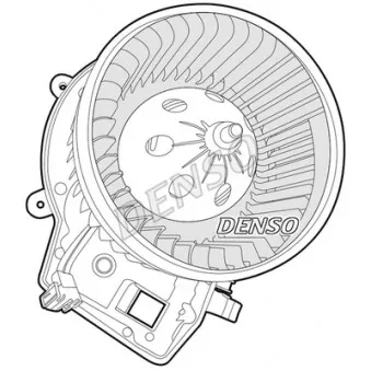 Pulseur d'air habitacle DENSO DEA17001