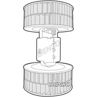 Pulseur d'air habitacle DENSO DEA17002