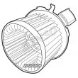 Pulseur d'air habitacle DENSO DEA21003 - Visuel 1