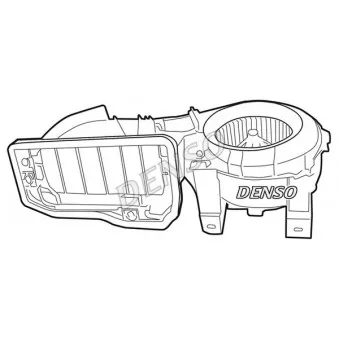 Pulseur d'air habitacle DENSO DEA23001