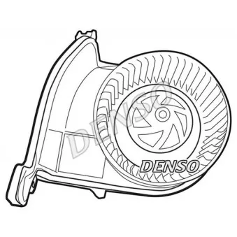 Pulseur d'air habitacle DENSO DEA23002